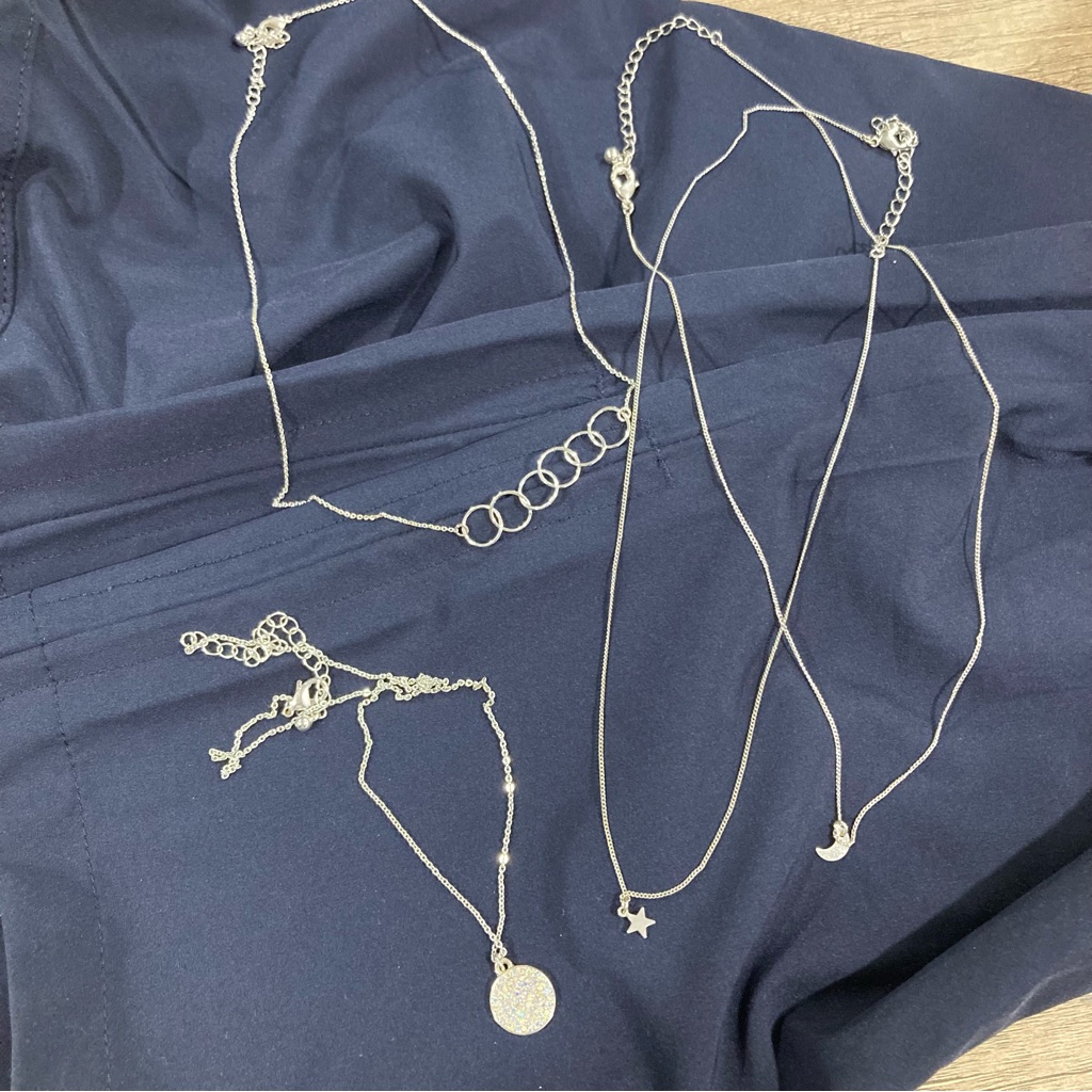Silver Necklaces Bundle